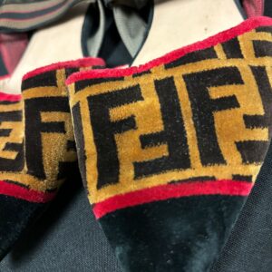 Fendi Multicolor Zucca Velvet Colibri