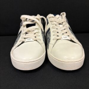 Michael Kors Keaton Logo Denim and Leather Sneaker