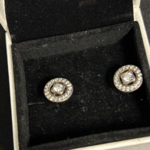 Pandora Sparkling Double Halo Stud Earrings