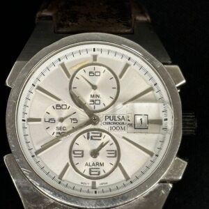 Pulsar Montre Chronograph Alarm Watch