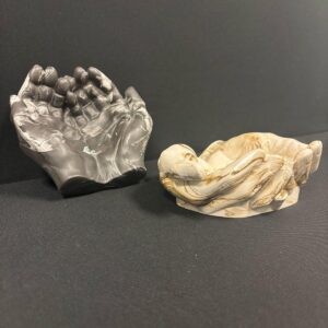 Handmade Ceramic Hands Tray – Artistic & Functional Decor