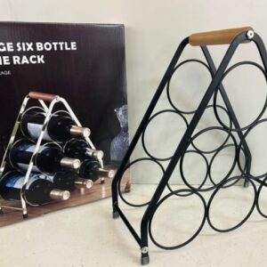 Bird Cage Six Bottle Red Wine Rack